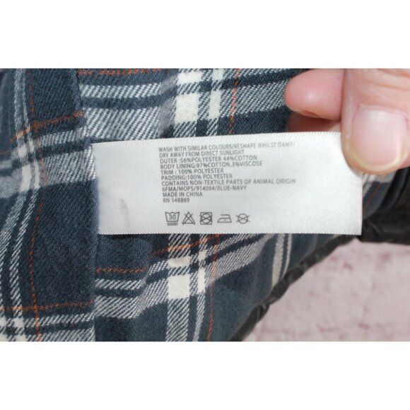 Fat Face Bodywarmer Padded Outdoor Quilted Jacket Vest Gray Size Medium - Picture 9 of 11